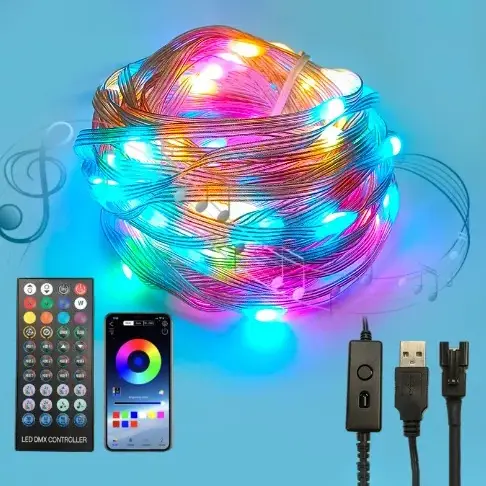 Benzi luminoase pentru pomul de Crăciun